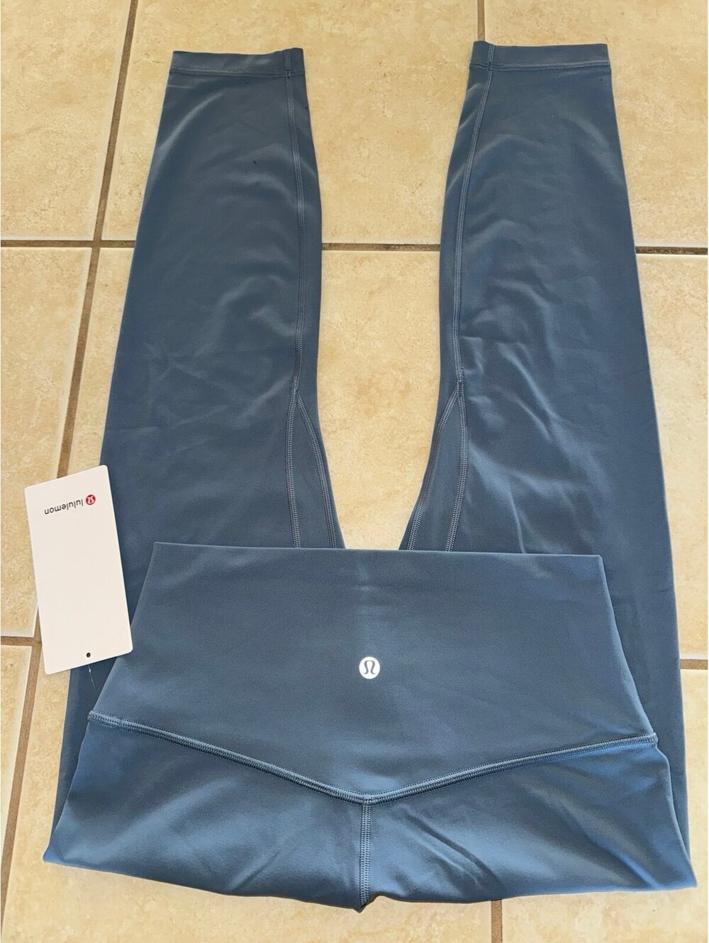 Lululemon Align No Line High Rise 25” Steel Blue Size 8 NWT